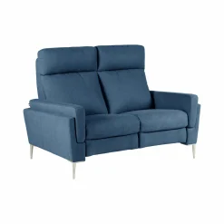 Canapé tissu Boston - Bleu Jean - 2 places
