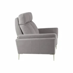 Canapé tissu Boston - Gris Clair - 2 places