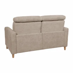 Canapé tissu Chambord - Beige - 2 places
