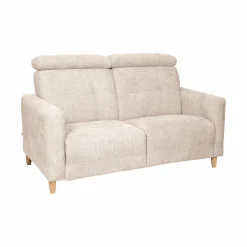 Canapé tissu Chambord - Ivoire - 2 places