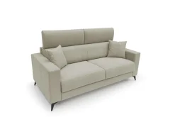 Canapé tissu déhoussable Alden - Lin - Grand 3 places