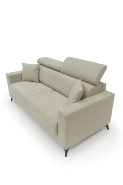 Canapé tissu déhoussable Alden - Lin - Grand 3 places