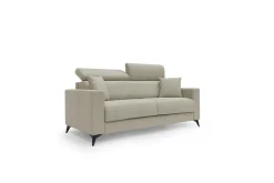 Canapé tissu déhoussable Alden - Lin - Grand 2 places