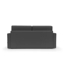 Canapé tissu déhoussable Aubin - Anthracite - Grand 3 places