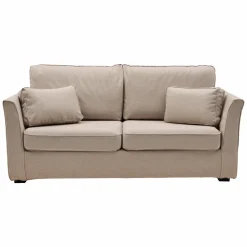 Canapé tissu déhoussable Marbella - Sable - 3 places