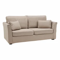 Canapé tissu déhoussable Marbella - Sable - 2 places