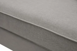 Canapé tissu déhoussable Marbella - Gris - 4 places