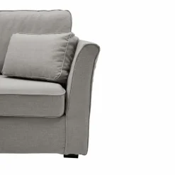 Canapé tissu déhoussable Marbella - Gris - 2 places