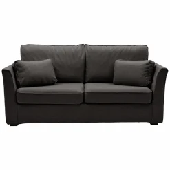 Canapé tissu déhoussable Marbella - Gris Anthracite - 3 places