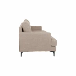 Canapé tissu déhoussable Merlin - Beige - 3 places