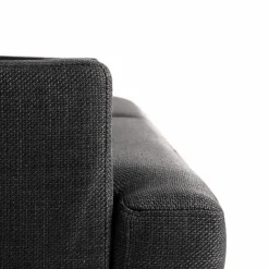 Canapé tissu déhoussable Merlin - Anthracite - 3 places