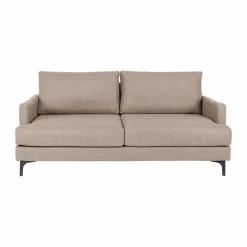 Canapé tissu déhoussable Merlin - Beige - 2 places