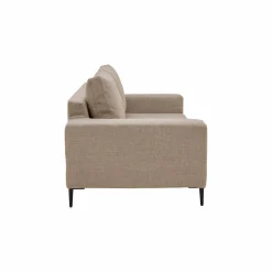 Canapé tissu déhoussable Morgan - Beige - 2 places