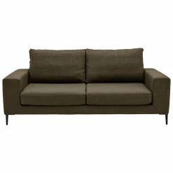 Canapé tissu déhoussable Morgan - Vert Forêt - 3 places