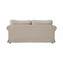 Canapé tissu déhoussable Naxos - Beige - 2 places