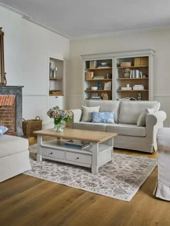 Canapé tissu déhoussable Naxos - Beige - 2 places