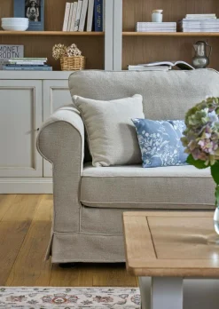 Canapé tissu déhoussable Naxos - Beige - 3 places