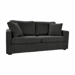 Canapé tissu déhoussable Oslo - Graphite - 2 places