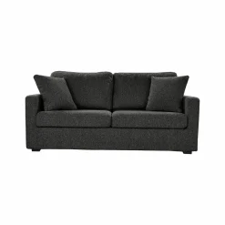 Canapé tissu déhoussable Oslo - Graphite - 4 places