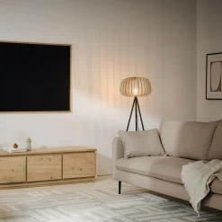 Canapé tissu Oden - Beige - 2 places