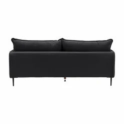 Canapé tissu Oden - Carbone - 2 places