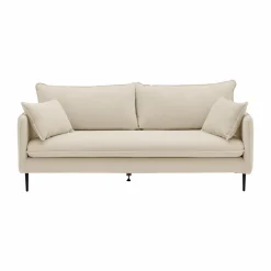 Canapé tissu Oden - Crème - 4 places