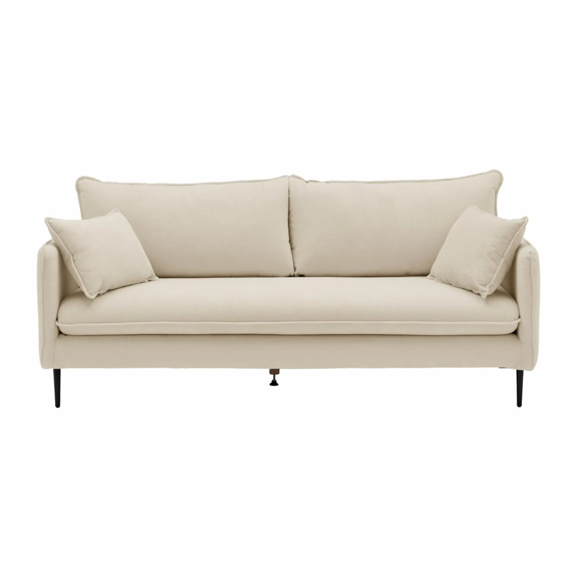 Canapé tissu Oden - Crème - 3 places