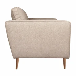 Canapé tissu Ondine - Crème - 3 places