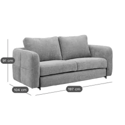 Canapé tissu Orlane - Bleu