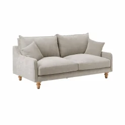 Canapé tissu Orso - Grège - 2 places