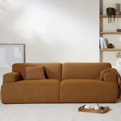 Canapé tissu Pavel - Moutarde