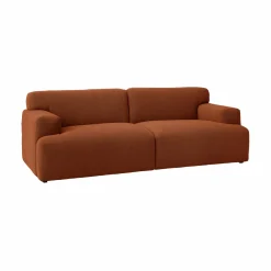 Canapé tissu Pavel - Rouille