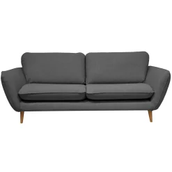 Canapé tissu Persson - Anthracite - 3 places