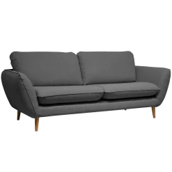 Canapé tissu Persson - Anthracite - 2 places