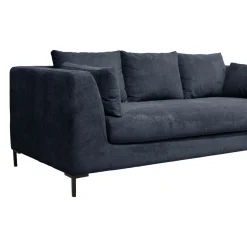 Canapé tissu Pornic - Bleu Marine - 4 places