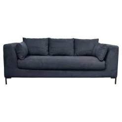 Canapé tissu Pornic - Bleu Marine - 2 places