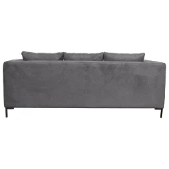 Canapé tissu Pornic - Gris - 2 places