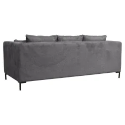 Canapé tissu Pornic - Gris - 2 places