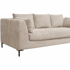 Canapé tissu Pornic - Ivoire - 2 places