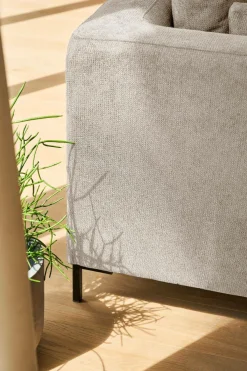 Canapé tissu Pornic - Ivoire - 2 places