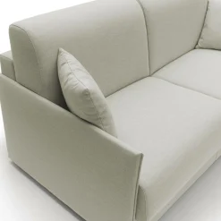 Canapé tissu recyclé déhoussable Arthur - Lin - Grand 2 places