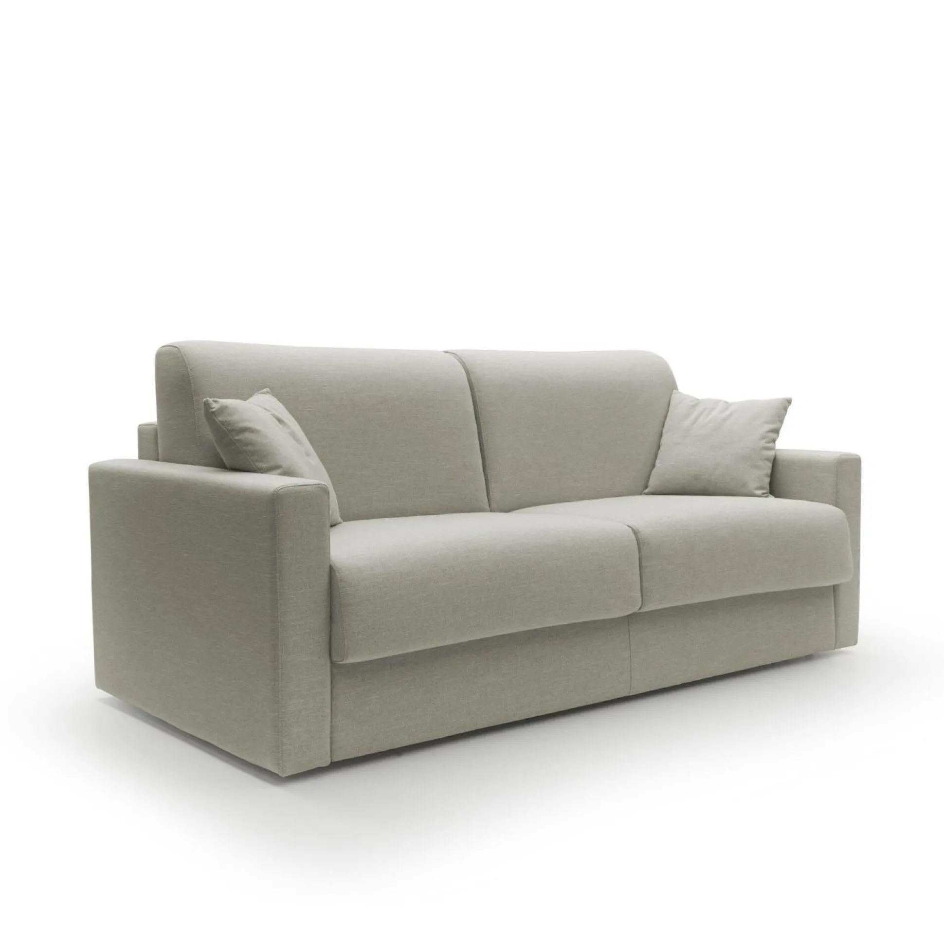 Canapé tissu recyclé déhoussable Aubin - Lin - Grand 3 places