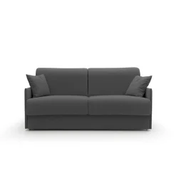 Canapé tissu recyclé déhoussable Arthur - Anthracite - 3 places