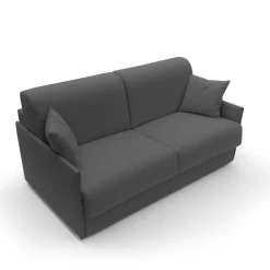 Canapé tissu recyclé déhoussable Arthur - Anthracite - 3 places