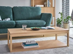 Canapé tissu structuré Persson - Océan - 3 places