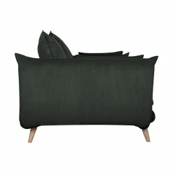 Canapé velours côtelé Orion - Vert Cèdre - 2 places