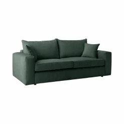 Canapé velours côtelé Otto - Vert - 2 places