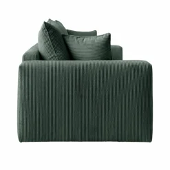 Canapé velours côtelé Otto - Vert - 2 places