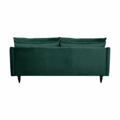 Canapé velours Olie - Vert Forêt - 4 places