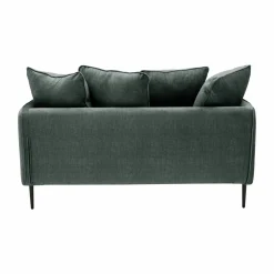 Canapé velours Olympe - Bleu - 2 places